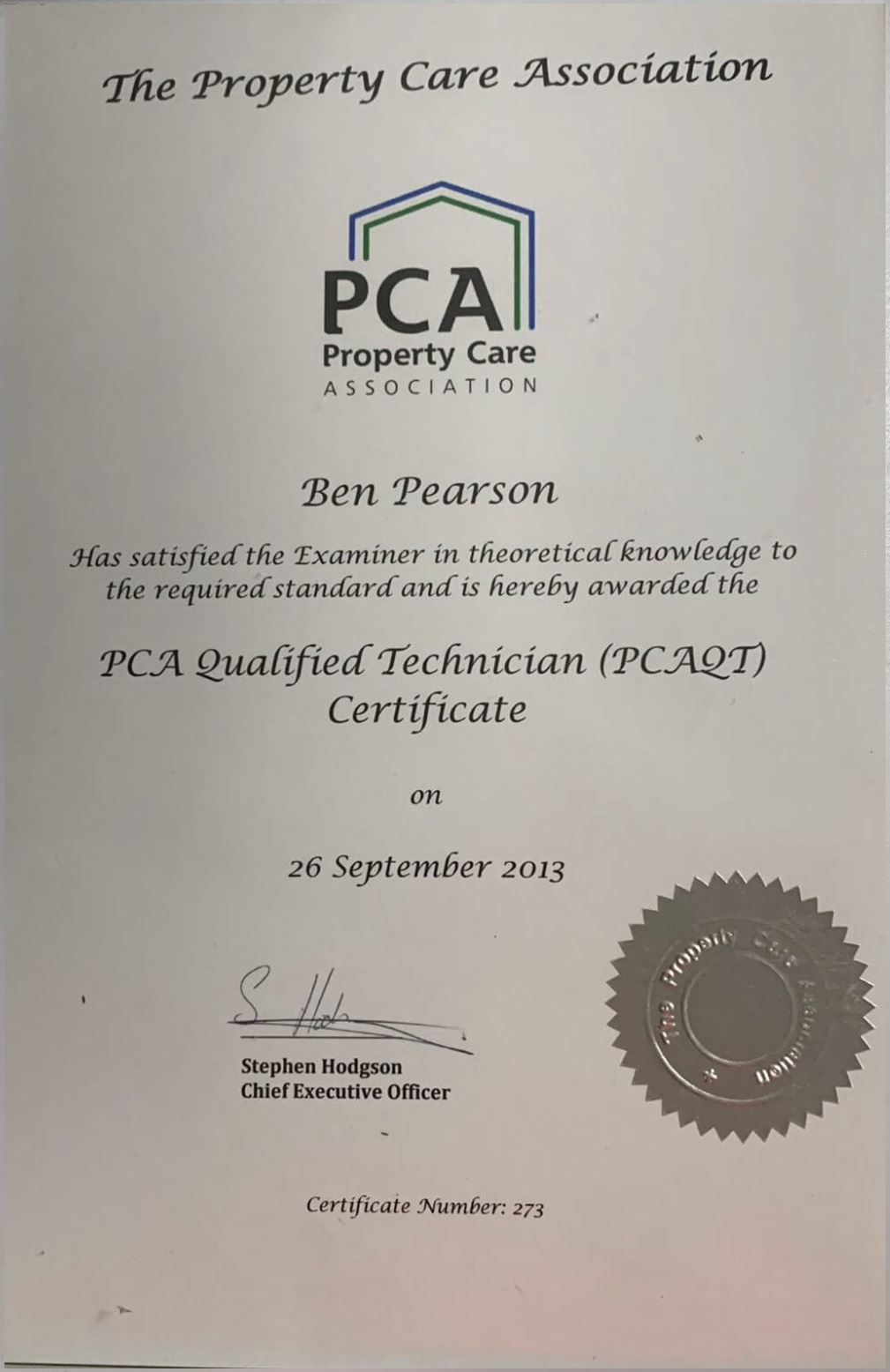 PCA Qualified Contractors in Pontefract 1